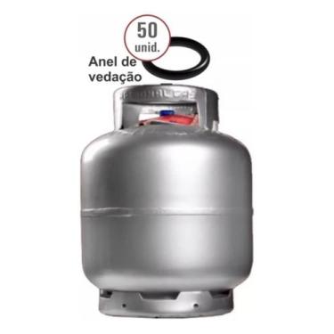 Imagem de 50 Anéis O'rings Borracha Botijão De Gás Vedação - APC