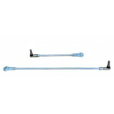 Imagem de Conjunto de kit de haste de direção curta + longa DIY com extremidades de substituição para carrinho de kart Yerf Dog Go 3/8-24