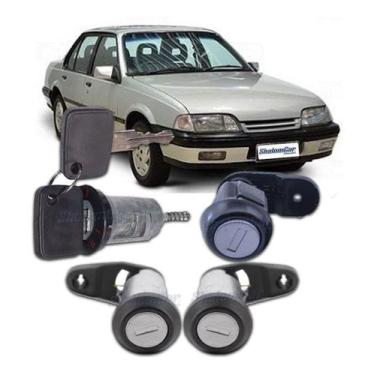 Imagem de Kit Cilindro Miolo Contato Porta + Porta Malas Monza 1991 1992 1993 19