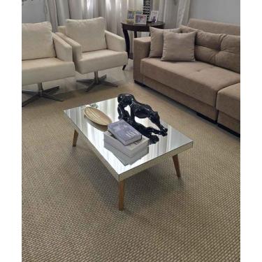 Imagem de Mesa de Centro Espelhada Ônix C 90 X A30 X L60 - Demoglass