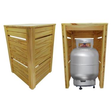 Imagem de Capa Botijão De Gás Esconde Bujão Mesinha Para Cozinha - RecArts