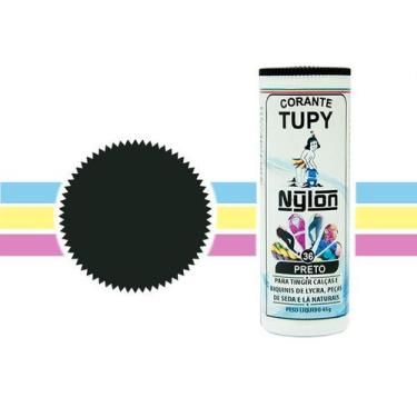 Imagem de Corante P/ Tingir Nylon, Lã, Seda, Biquinis Tupy * 2 Tubos, 02 Preto