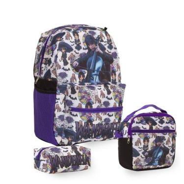 Imagem de Kit Mochila Infantil Wandinha Lancheira Térmica Toys 2U