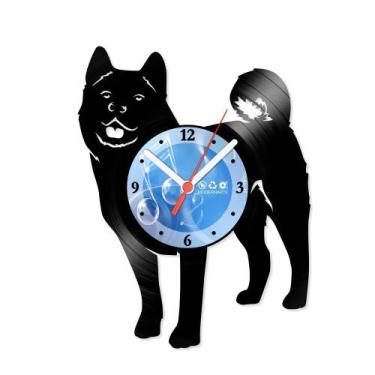 Imagem de Relógio De Parede Disco Vinil Animais - Akita Inu - VAN-058 - Modernar