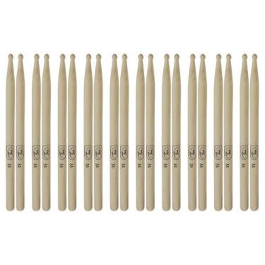 Imagem de Kit com 10 Pares de Baquetas para Bateria Maple 5A New York