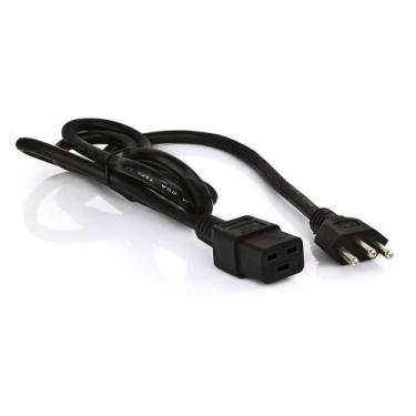 Imagem de Cabo De Força Iec C19 14 Awg. 1,8 Metro - Cirilo Cabos