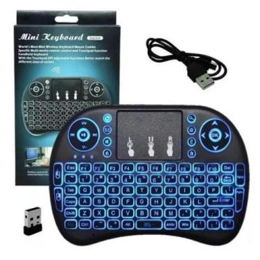 Imagem de Mini Teclado Sem Fio P/ Smart Tv Box Ps3 Notebooks Tabletes. - Genéric