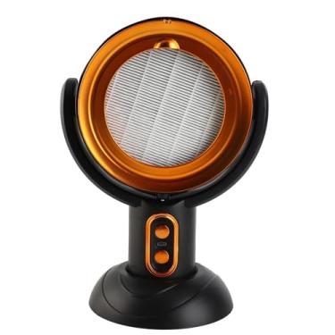 Imagem de Exaustor de Cozinha, Exaustor de Cozinha Portátil, Exaustor de Cozinha Portátil Alimentado por USB, Exaustor de Mesa, 2 Velocidades, íon Negativo, Apartamento 5V 8W, Preto e Roxo