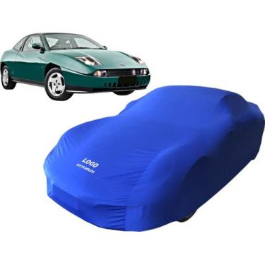 Imagem de Capa Automotiva Fiat Coupé Tecido Helanca Cor Preta - Mz, Azul