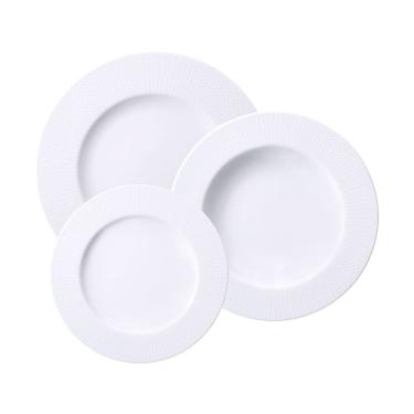 Imagem de Jogo de Pratos Tramontina Mesh 12 Peças em Porcelana Decorada