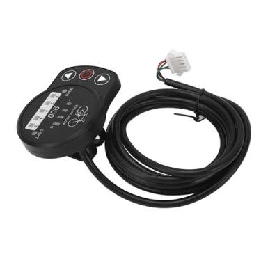 Imagem de Medidor de LED para Bicicleta Elétrica 36V 48V, Painel de Exibição do Interruptor do Farol de Bateria de Velocidade Com Controlador KT (Conector Comum)