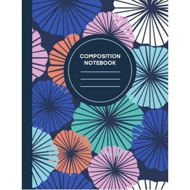 Imagem de Composition Notebook: Cute Composition Notebook | Floral Aesthetic Journal | Wide Ruled Paper – 8.5 x 11” (110 Pages) | Back to School Notebook for ... Teens, Kids, Elementary, College, Study Notes