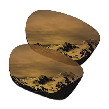 Imagem de SmartVLT Lentes de substituição polarizadas revestidas de ouro bronze AR para óculos de sol Oakley Crossrange OO9361