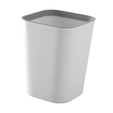 Imagem de ＫＬＫＣＭＳ Lixeira Lixeira Uso Doméstico Lixeira Espaço Pequeno Lixeira Cesta de Lixo para Banheiro Sala de Estar Mesa Doméstica, White 14 L
