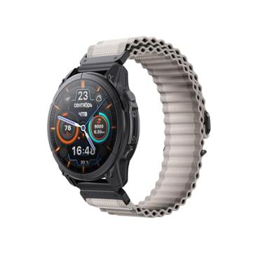 Imagem de Pulseira de relógio compatível com Garmin Fenix 5X/6X/7X/8 de 51 mm, Quickfit 26 pulseiras de relógio para Garmin Fenix 7X Pro Sapphire Solar/6X Pro/5X Plus, para Garmin Fenix 3, Tactix Delta