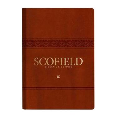 Imagem de Bíblia de Estudo Scofield  AEC  Palavras de Jesus em vermelho  Capa Lu