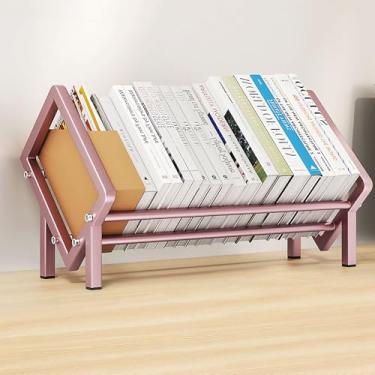 Imagem de ENCIMART Estante De Mesa De Aço Inoxidável, Prateleira De Mesa Para Amantes De Livros E Detentores De Registros, Suporte Para Discos De Vinil Para Revistas/Cds/Exibição De Livros, Organizador De Liv