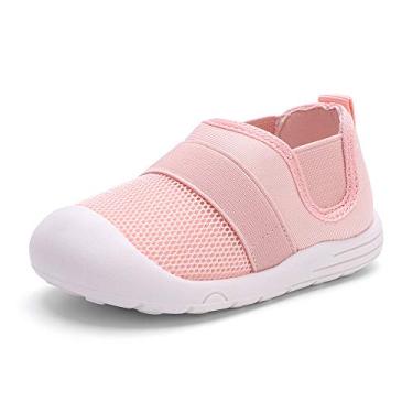 Imagem de Tênis infantil para bebês Peggy piggy para meninos e meninas, antiderrapante, sapatos para caminhada de primeira linha, sapatos de malha respirável 6 9 12 18 meses, Pink312, 18 Months Infant