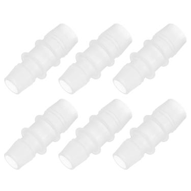 Imagem de PATIKIL 6 peças de acessórios de mangueira de plástico de 1/5.1 cm a 5/20.3 cm, acessórios para tubos redutores, adaptador de linha de tubulação, kit de junta de emenda de união para sistema de ar gás
