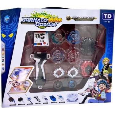 Imagem de Tornado Gyro Combat - 4 Beyblades + Arena + Lançadores. - toys