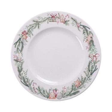 Imagem de Prato Panetone Tramontina Casa Natal Noite Feliz Em Porcelana Decorada 28 Cm Tramontina