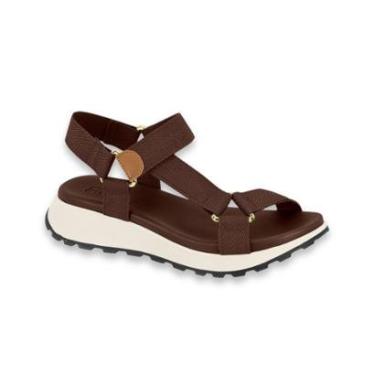 Imagem de Sandalia Papete Feminina Moleca Sola Baixa Conforto Ajuste Prática Ref: 5537.102-Feminino