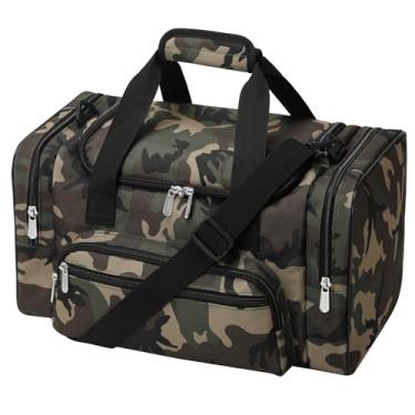 Imagem de YoKelly Bolsa esportiva pequena de 43 cm, Camuflagem, Carry On 17 inch, Bolsa de mão