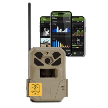 Imagem de Moultrie Câmera de trilha celular Edge 2 PRO - conexão automática 4G LTE em todo o país - Foto sob demanda de 40 MP - Vídeo 1440P com áudio HD - Eliminação de gatilho falso Ai - Alcance de detecção de