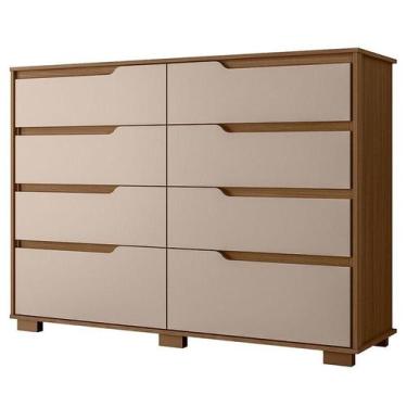 Imagem de Cômoda Gaveteiro Georgia Carvalho Fendi - Moval