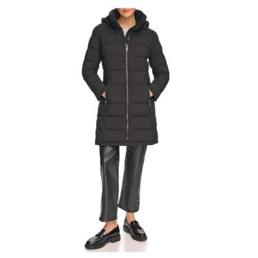 Imagem de Casaco Longo Puffer Calvin Klein Com Capuz Removível