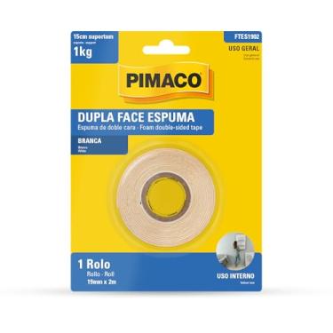 Imagem de Pimaco Fita Dupla Face Espuma 19MMX2M 1RL - Cód. 970920