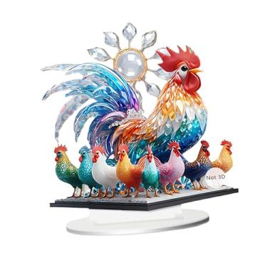 Imagem de FLCPJGV Placa de mesa de decoração de acrílico placar 2D SILH