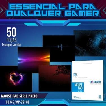 Imagem de Mousepad Exbom Variado (180x220x2mm)