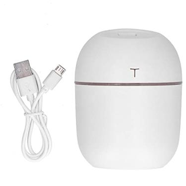 Imagem de Umidificador de Ar Portátil USB LED Mini Car Home Aromaterapia Difusor De Óleo Essencial Purificador Névoa para Viagem Quarto Escritório ABS PP Borracha 220ml (Branco)