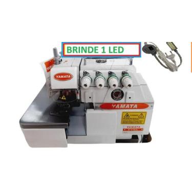 Imagem de Máquina de Costura Interlock Industrial Yamata Bivolt, Bivolt