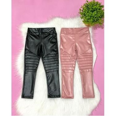 Imagem de Calça Cirre Tratorada Infantil Meninas Mini Diva - Isa Cintra, Rosa, 1