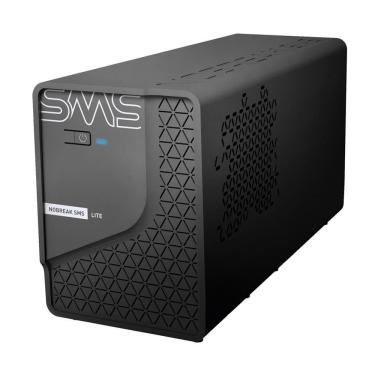 Imagem de Nobreak SMS Lite 1200 VA, Mono, 220V, Senoidal, 6 Tomadas, Preto
