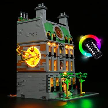 Imagem de LED Light for Lego Sanctum Sanctorum 76218 Modular Building Set; BrickBling Creative Lights for Lego 76218; Gift Idea for Lego Fans-Remote Control Version (Without Model)