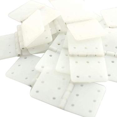 Imagem de RLECS 20pcs Pinned Nylon Hinge 20x36mm L Size for RC Airplane Plane Parts Model Replacement