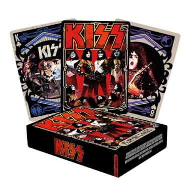 Imagem de AQUARIUS KISS Playing Cards - KISS Themed Deck of Cards for Your Favorite Card Games - Officially Licensed KISS Merchandise & Collectibles - Poker Size with Linen Finish