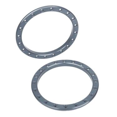 Imagem de BeaxTurbo Racing Upgrade Parts Aluminum 4.3" Bead Lock Outer Ring for proline Badlands MX43 / Trencher Wheels (Gray)