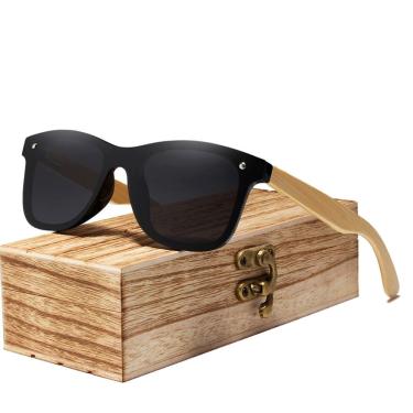 Imagem de Óculos De Sol Madeira Kingseven Proteçãos Uv400