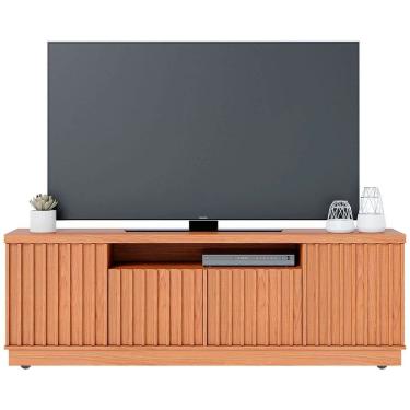 Imagem de Rack Colibri Amazonas Com 4 Portas, Ideal Para Tv De Até 70 Polegadas Oliva