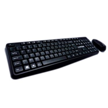 Imagem de Kit Teclado E Mouse Sem Fio Hayom Tc3211 1200dpi Moderno