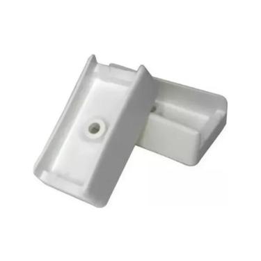 Imagem de Sapata Para Moveis 18mm Espessura Em Plastico 3d Branco 4pc