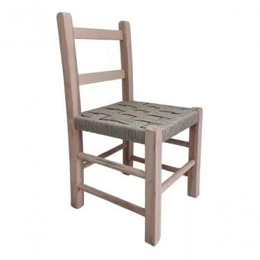 Imagem de Cadeira De Madeira Com Assento Em Celofane - Sebben