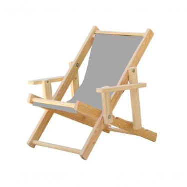 Imagem de Infantil Cadeira Espreguiçadeira Dobrável-cinza