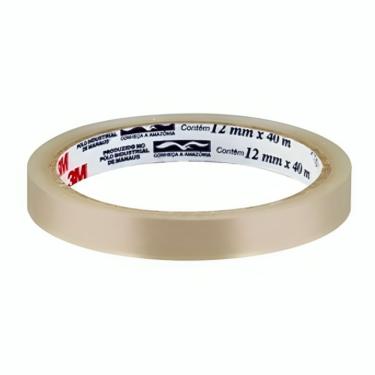 Imagem de Fita Adesiva Multiuso Transparente 12mm X 40m Durex Com 6 Rolos 3m