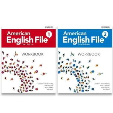 Imagem de Kit American English File: Level 2: Workbook + Level 1: Workbook - Kit