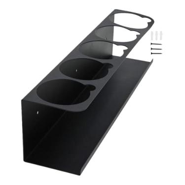 Imagem de MFMEXUL Suporte para latas de spray, organizador, rack para pulverizador, minimalista, de metal, leve, para armazenamento de garrafas de tinta, organizador